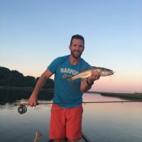 Chris out on the water