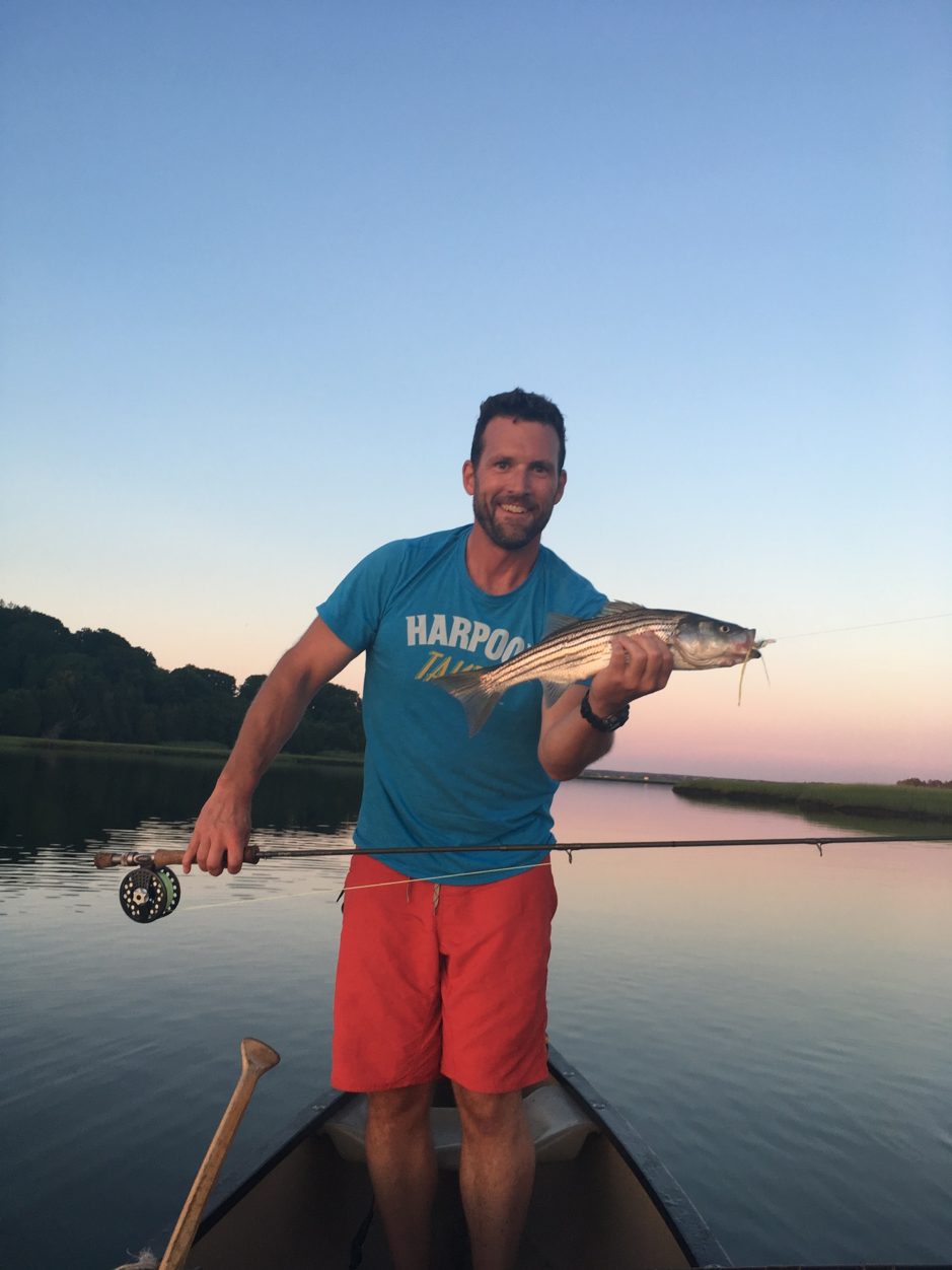 Chris out on the water