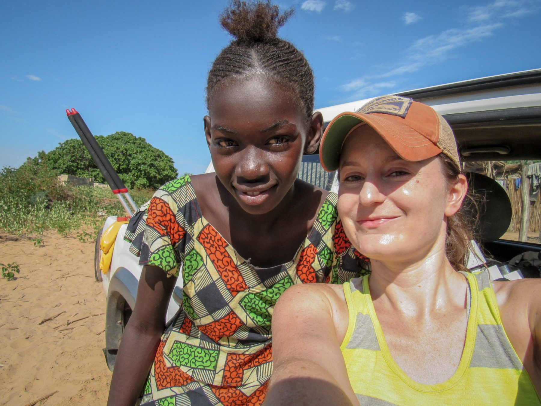 Dr Wood on location in Senegal