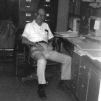 Bill in his office at IATTC (circa 1978)
