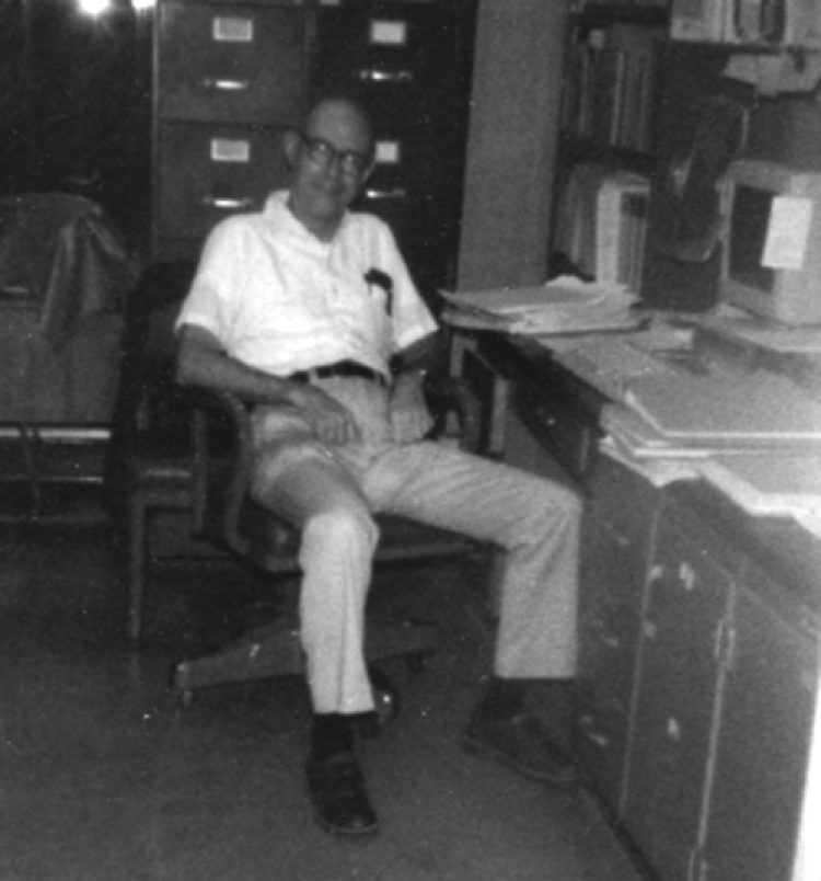 Bill in his office at IATTC (circa 1978)