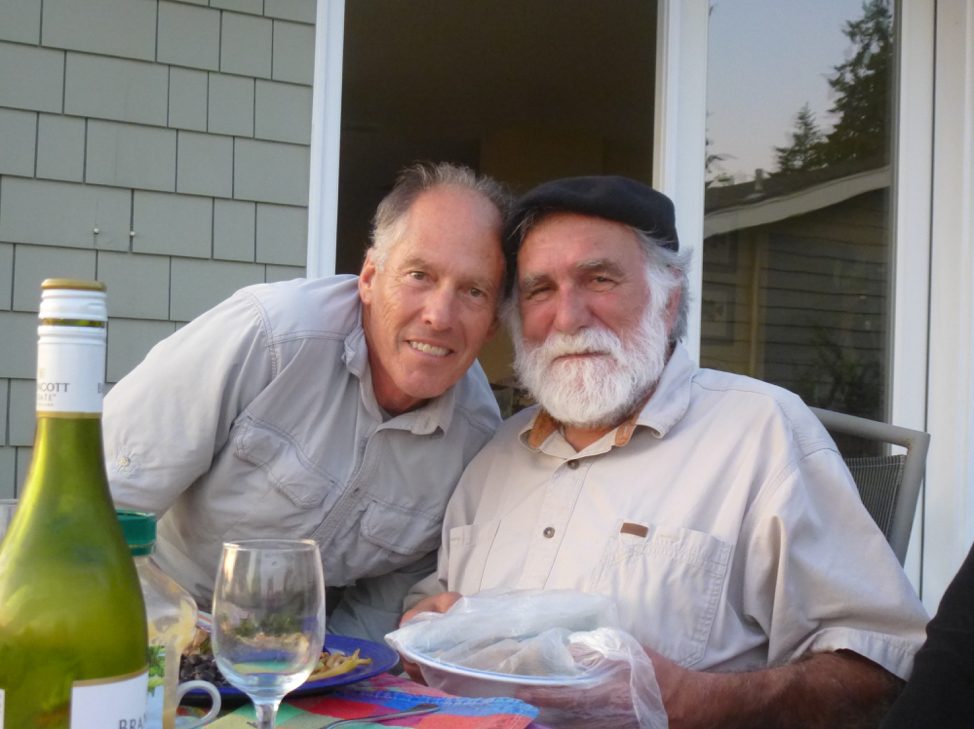 David and long-term collaborator and friend Lobo Orensanz.