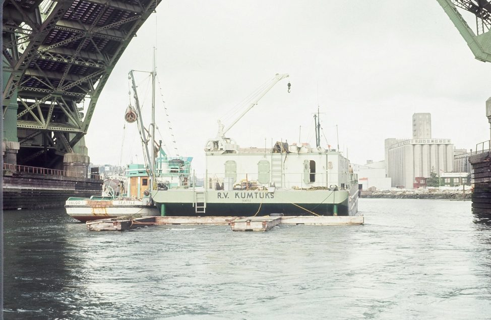 Kumtuks enters the Duwamish, 1969