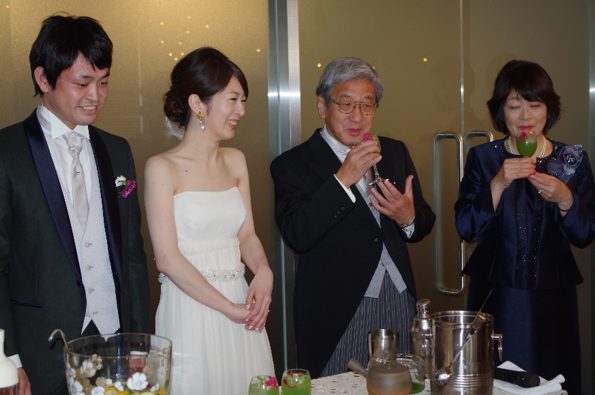 Wedding of Yoko with Sanami next to me (2016)
