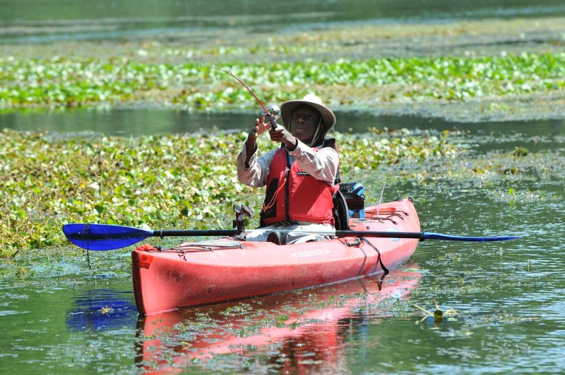 Fishing from a kayak.MyFWC Florida Fish and Wildlife