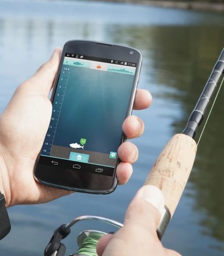 iBobber technology syncs with an angler’s smart device.ReelSonar