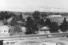 Wooden buildings that housed Fisheries from 1919 to 1950