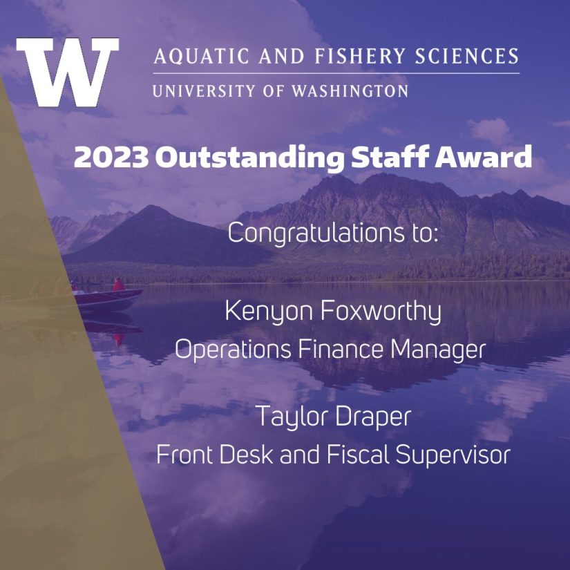 Announcing the SAFS 2023 Outstanding Staff Award
